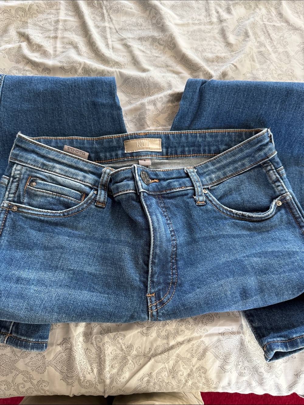 Kut from the Kloth Medium Blue Boot Cut Jeans